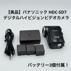 美品】パナソニック デジタルハイビジョンビデオカメラ HDC-SD7 - メルカリ