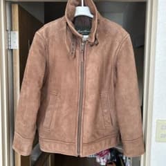Eddie Bauer ブラウンレザージャケット Mのサムネイル
