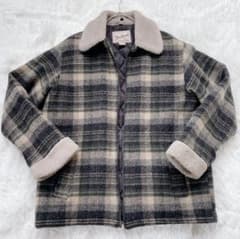 【メキシコ製】Woolrich チェック柄 ウールジャケット M　ウールリッチのサムネイル