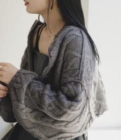 Kastane ショートケーブルニットのサムネイル