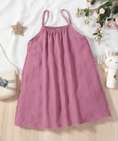 KIDS ノースリーブワンピース　ピンクのサムネイル