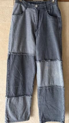 Ray Cassin charmeデニムパンツ 切り替えデザイン Fサイズのサムネイル