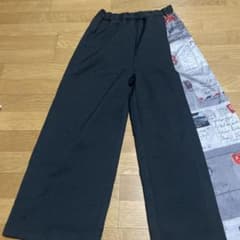 Dollupoops ワイドパンツ 黒 グレーのサムネイル
