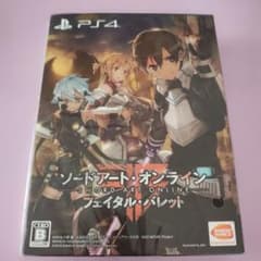 PS4 소드 아트 온라인 페이탈 바렛트 첫회 한정 생산판