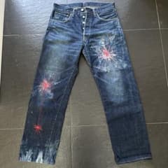 Levi's リーバイス 花火刺繍 501XX BIGE W33 赤耳 Levi's リーバイス 花火刺繍 501XX BIGE W33 赤耳 - メルカリ