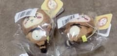 ちいかわ たぬきだもんくじ 古本屋 シーサー ぬいぐるみ Ｃ賞2個セットのサムネイル