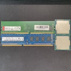 i3 4130  7100 ddr4 2400 4gb DDR3 1600セットのサムネイル