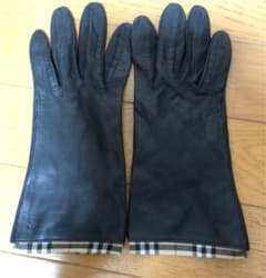 お値下げ！バーバリーの レザー手袋のサムネイル