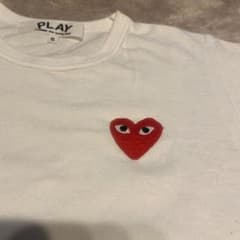 PLAY COMME des GARÇONS ハート刺繍 Tシャツ Sのサムネイル