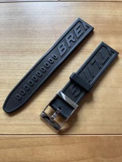 BREITLING ブラック 純正ラバーベルト 尾錠付22-20 ブライトリング BREITLING ブライトリング ブラックラバーベルト 22-20 - メルカリ