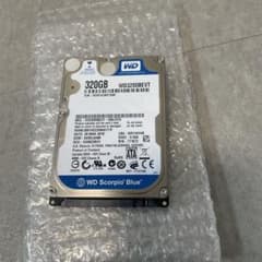 WD Scorpio Blue 320GB 2.5インチ HDD 本体のサムネイル