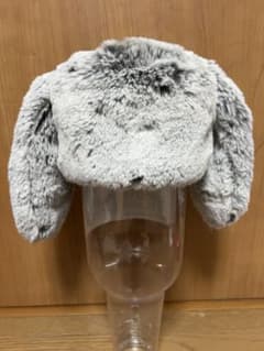 キッズ　UNICA 耳付きファー帽子 Sサイズ グレー系のサムネイル