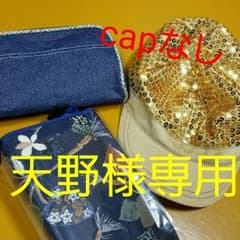 ポーチ２個とスパンコールキャップセット　夏最終saleのサムネイル