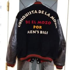 メンズビギ MENS BIGI 袖革 スタジアムジャンパーのサムネイル