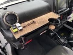 jimny jb64.74用 アイアン風フロントテーブル（焼き色） - メルカリ