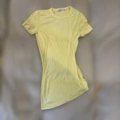 ALEXANDER WANG イエロー Tシャツ 半袖 XS タグあり ALEXANDER WANG イエロー Tシャツ 半袖 XS タグありの通販はau PAY