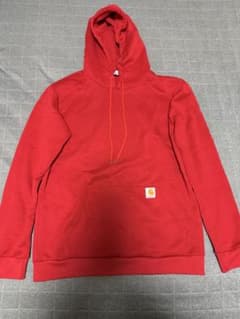 k*i様 n*c様 Carhartt レッド パーカー フード付き裏起毛のサムネイル