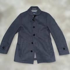 GREEN LABEL RELAXING グレー ピーコート S