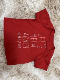 COMME CA ISM 赤 Tシャツ 70のサムネイル