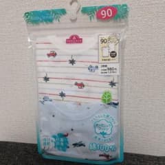 【新品】肌着 インナー メッシュ半袖丸首シャツ 90cmのサムネイル