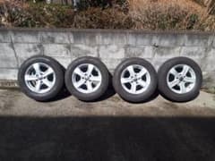 VW純正アルミ+スタッドレス(1シーズン使用) 195/65R15 5穴のサムネイル