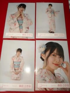 櫻坂46　森田ひかる2023年サンタ衣装　生写真4種セットのサムネイル