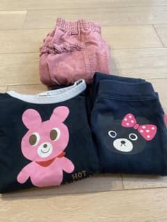 KPとミキハウス の110サイズ ピンク 長ズボン フリル付きのサムネイル