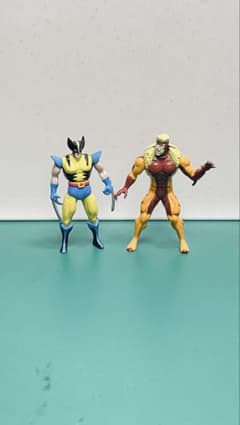 MarvelX-MENWolverine Sabretoothダイキャスト製ですのサムネイル