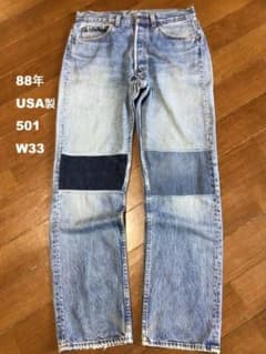 ◇◇88年USA製リーバイス501 W33 L32 赤文字ナイロンフット釦 - メルカリ