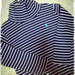 RALPH LAUREN＊タートルネック ボーダー柄90のサムネイル
