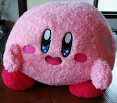별의 커비 만마루 커비 푹신푹신 더 BIG 봉제인형 세탁제