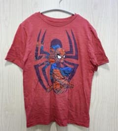 Marvel Spider-Man T-shirt, crew neck, short sleeve, size L, red, 10/12