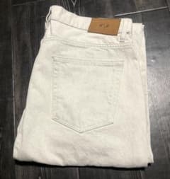ZARA ORIGINS ストレートデニムパンツ ホワイト 36 - メルカリ