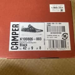 レア】【未使用品】CAMPER Runner K21 ブラック EU42 - メルカリ