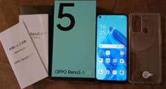 中古 OPPO Reno5 A シルバーブラック ワイモバイル版 元箱/ケース付