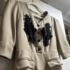 Lace Motif Twill Long Dressのサムネイル