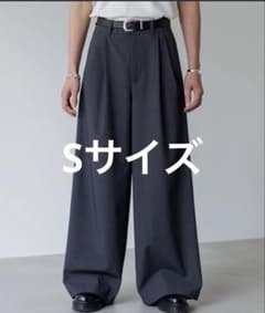 【SINSS】2タックワイドストレートスラックスのサムネイル