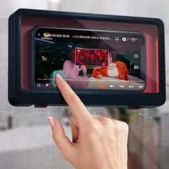 防水ケース お風呂 スマホ iphone 壁掛け スマホ防水電話ケース 浴室用のサムネイル