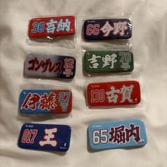 東北楽天ゴールデンイーグルス 選手缶バッジ 8個セットのサムネイル