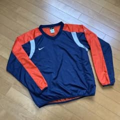 Thumbnail of NIKE サッカー ピステ 長袖 ネイビー オレンジ　レディースＬ