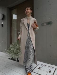 【Ameri】LONG VEST SET SHEER DRESSのサムネイル