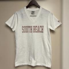 TMT Vネック 半袖Tシャツ SOUTH BEACH ホワイト MEDIUMのサムネイル