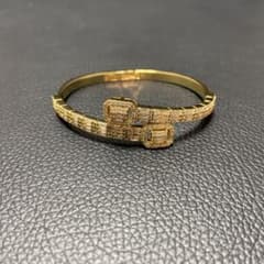 18k gp czダイヤ クロス ブレスレット ゴールド アバランチ 18k gp czダイヤ バケット ブレスレット ゴールド アバランチ - メルカリ