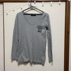 AZUL bymoussy グレーロンＴ スカルのサムネイル