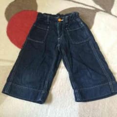 最終お値下げ☆FITH WORKデニムガウチョパンツ 110 120のサムネイル