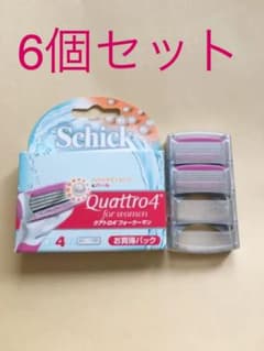 Schick Quattro4 フォーウーマン　替刃　6個セットのサムネイル
