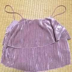 zara ベロアキャミ sサイズのサムネイル