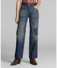 RRL リペアード バックルバック Ashthorn ジーンズ - メルカリ