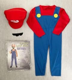 【 ハロウィン 】マリオ仮装　子供用のサムネイル