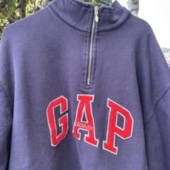 古着 GAP　オールドギャップ　ハーフジップ - 3